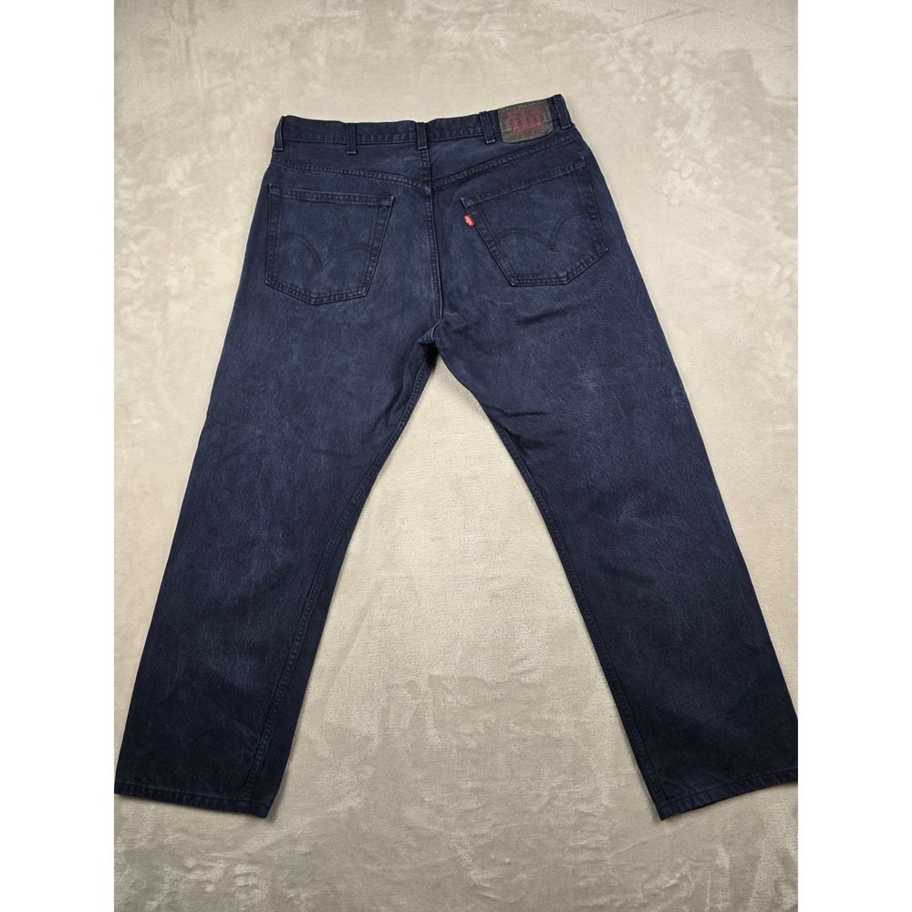 Vintage Levi's 505 Regular Fit Jeans Mens 38x30 Fit 37x30 Blue Denim Y2K
